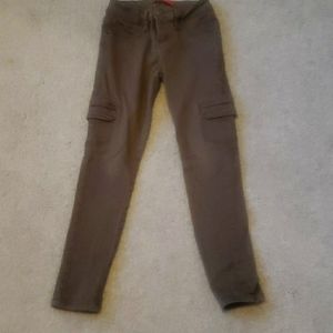 YMI Size 7 Olive Green Moto Pants